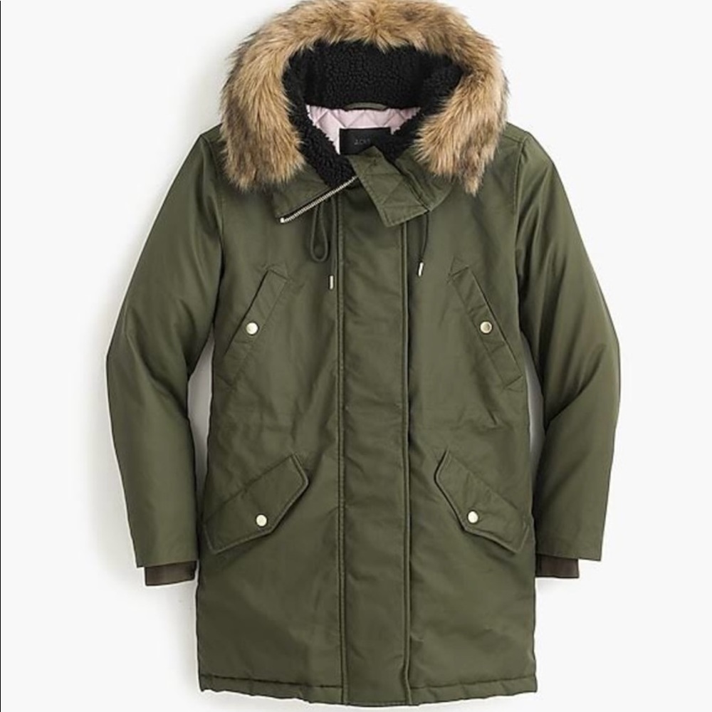 JCrew sold out Perfect winter parka with eco-friendly PrimaLoft